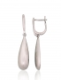 Silver earrings with english lock. Photo Nr. 1