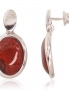 Silver stud earrings. Photo Nr. 1