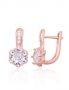 Silver earrings with english lock. Photo Nr. 1
