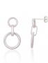 Silver stud earrings. Photo Nr. 1