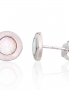 Silver stud earrings. Photo Nr. 1