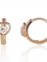 Gold hoop earrings. Photo Nr. 1