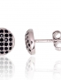 Silver stud earrings. Photo Nr. 1