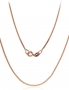 Gold chain Curb 1 mm, diamond cut. Photo Nr. 1