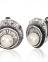 Silver earrings with english lock. Photo Nr. 1