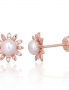 Silver stud earrings. Photo Nr. 1