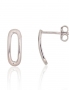 Silver stud earrings. Photo Nr. 1