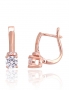 Silver earrings with english lock. Photo Nr. 1