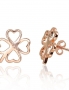 Silver stud earrings. Photo Nr. 1