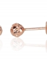 Gold screw studs earrings. Photo Nr. 1