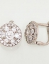 Silver earrings with english lock. Photo Nr. 1