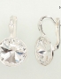 Silver earrings with english lock. Photo Nr. 1