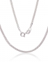 Silver chain Curb 2 mm, diamond cut. Photo Nr. 1
