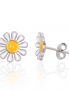 Silver stud earrings. Photo Nr. 1