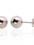 Silver stud earrings. Photo Nr. 1