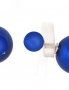 Silver stud earrings. Photo Nr. 1