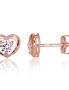 Gold classic studs earrings. Photo Nr. 1