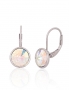 Silver earrings with english lock. Photo Nr. 1