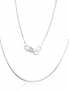 Silver chain Snake 1.1 mm. Photo Nr. 1