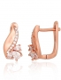 Silver earrings with english lock. Photo Nr. 1