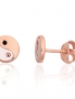 Silver stud earrings. Photo Nr. 1
