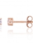 Gold classic studs earrings. Photo Nr. 1