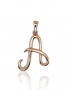 Gold pendant letter. Photo Nr. 1
