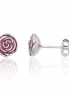 Silver stud earrings. Photo Nr. 1
