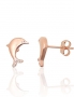 Silver stud earrings. Photo Nr. 1
