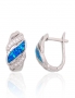Silver stud earrings. Photo Nr. 1