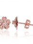 Gold classic studs earrings. Photo Nr. 1