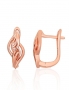 Silver earrings with english lock. Photo Nr. 1