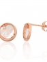 Silver stud earrings. Photo Nr. 1