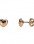 Gold classic studs earrings. Photo Nr. 1