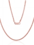 Gold chain Mona Liza 1.7 mm, hollow, diamond cut. Photo Nr. 1