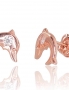 Gold classic studs earrings. Photo Nr. 1
