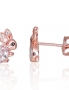 Gold classic studs earrings. Photo Nr. 1