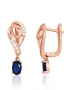 Sudraba auskari ar angļu slēdzēju. Attēls Nr. 1