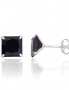 Silver stud earrings. Photo Nr. 1