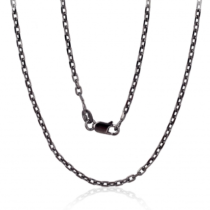 Silver chain Anchor 2.1 mm, diamond cut. Photo Nr. 1