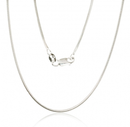 Silver chain Snake 1,5 mm. Photo Nr. 1