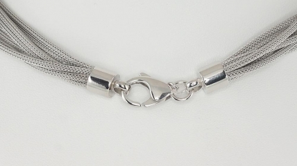 Silver necklace. Photo Nr. 2