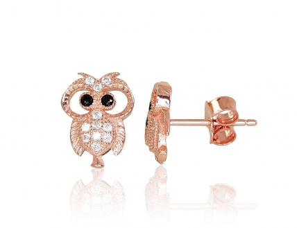Silver stud earrings. Photo Nr. 1