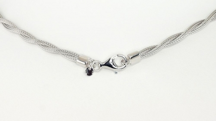 Silver necklace. Photo Nr. 2