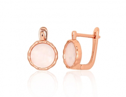 Silver earrings with english lock. Photo Nr. 1