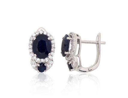 Silver earrings. Photo Nr. 1