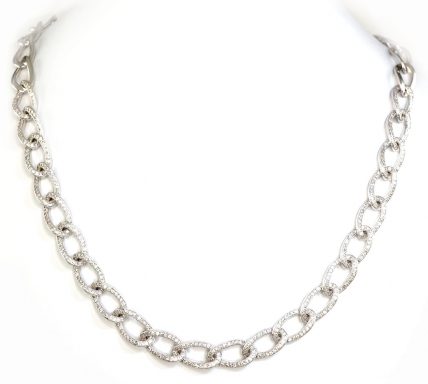 Silver necklace. Photo Nr. 1
