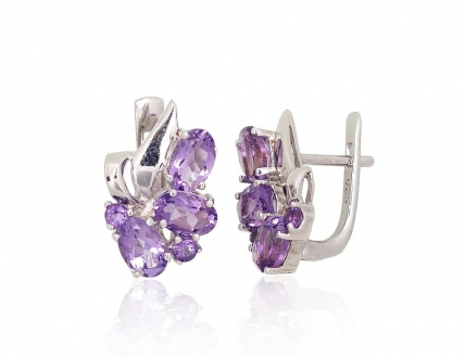 Silver earrings. Photo Nr. 1