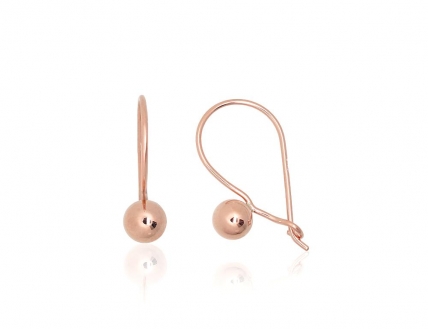 Gold hook earrings. Photo Nr. 1