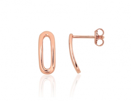 Silver stud earrings. Photo Nr. 1